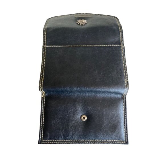 Daniel Ray Black Folded Wallet Snap Closure - Picture 6 of 8